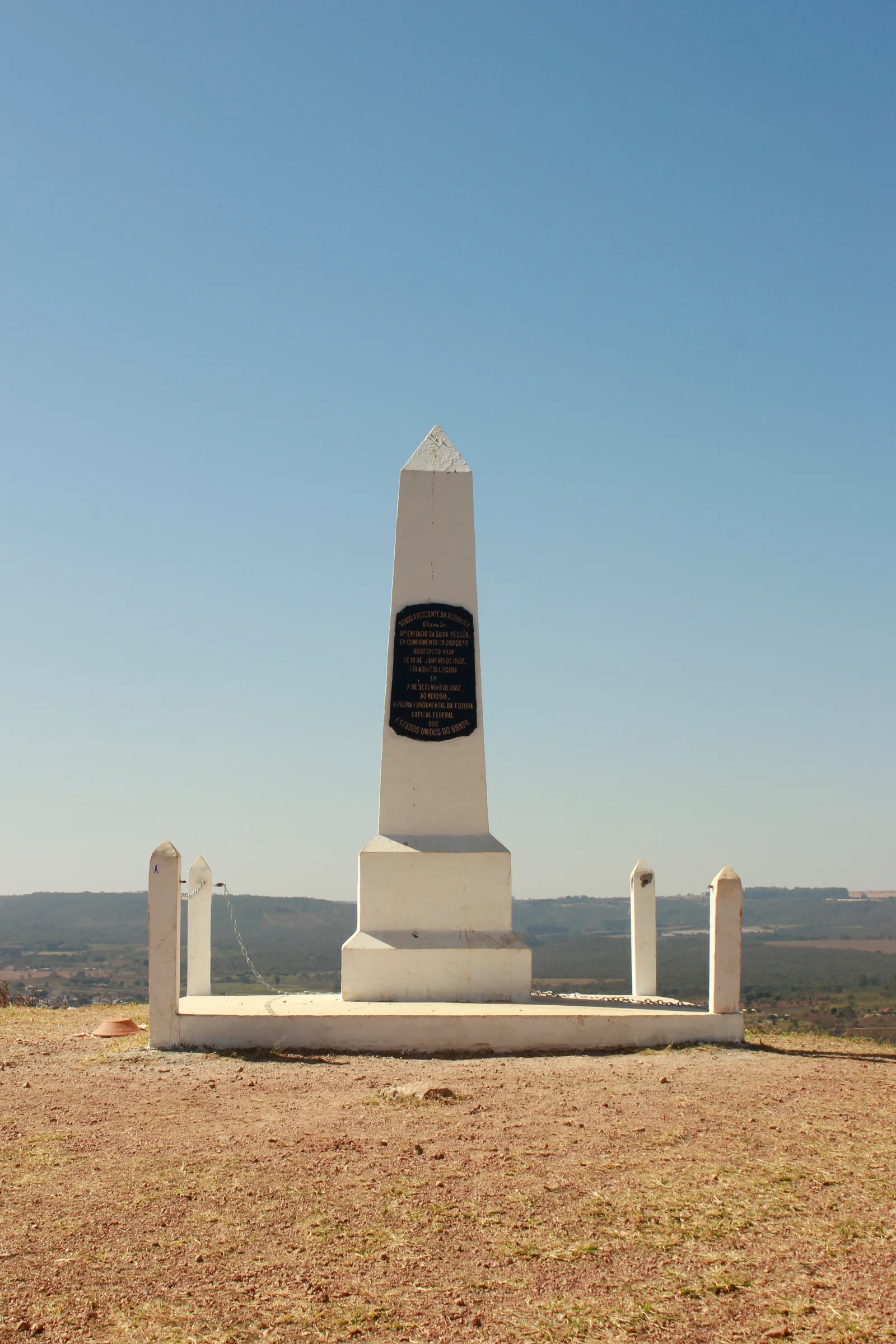 Pedra Fundamental, obelisco em Planaltina, no Distrito Federal