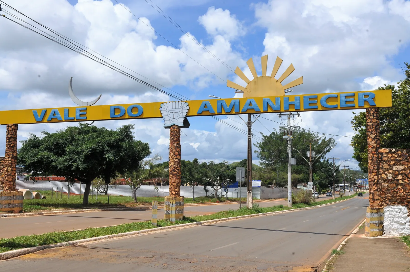 Portal de entrada do Vale do Amanhecer, em Planaltina, no Distrito Federal